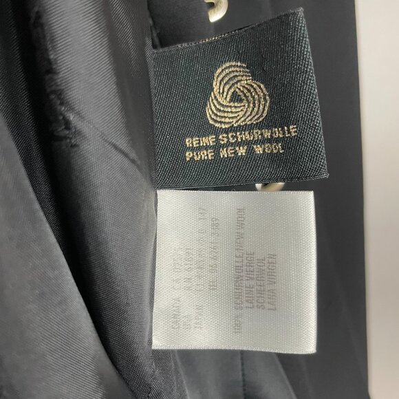 Escada Wool Blazer Jacket German Design Size 34 Grommet Detail MISSING BUTTON - Picture 15 of 16